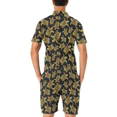 Gold Tribal Turtle Polynesian Themed Men's Romper