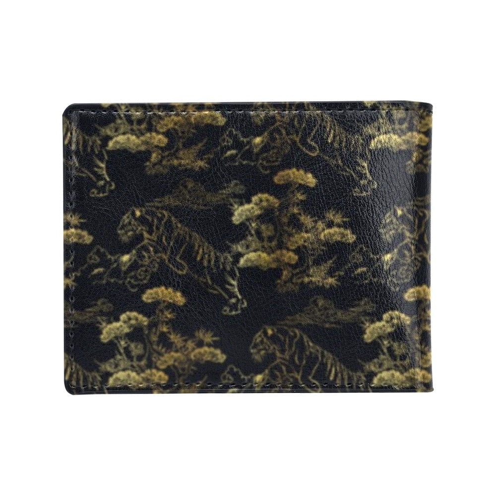 Tiger Japan Style Print Design LKS305 Men's ID Card Wallet