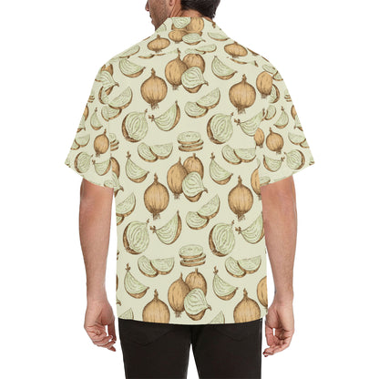 Onion Pattern Print Design A02 Men's Hawaiian Shirt