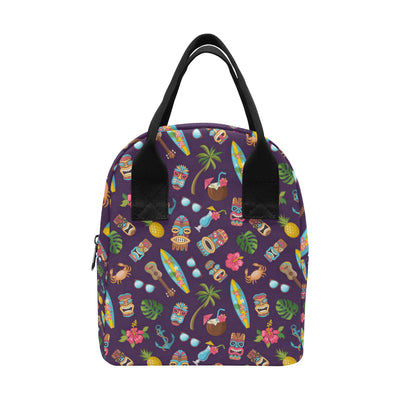 Hawaiian Themed Pattern Print Design H024 Insulated Lunch Bag