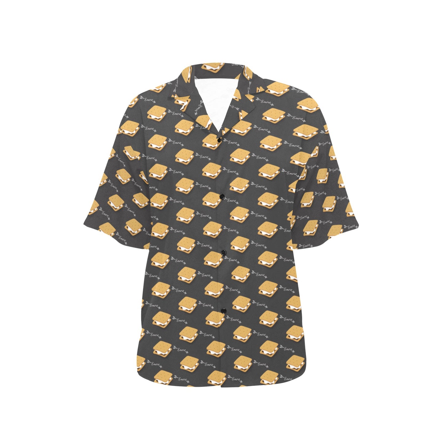 S_Mores Print Design LKS301 Women's Hawaiian Shirt