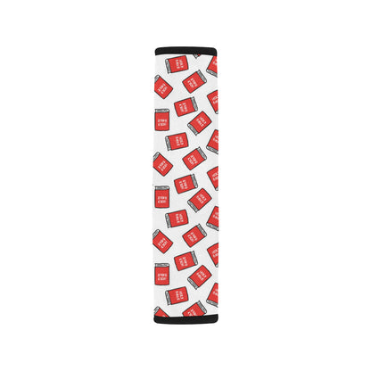 Bible Pattern Print Design 03 Car Seat Belt Cover