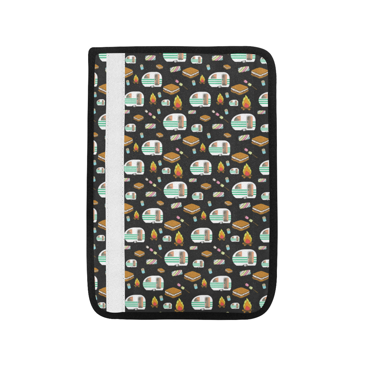 Camper marshmallow Camping Design Print Car Seat Belt Cover
