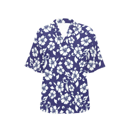 Hibiscus Pattern Print Design HB010 Women's Hawaiian Shirt