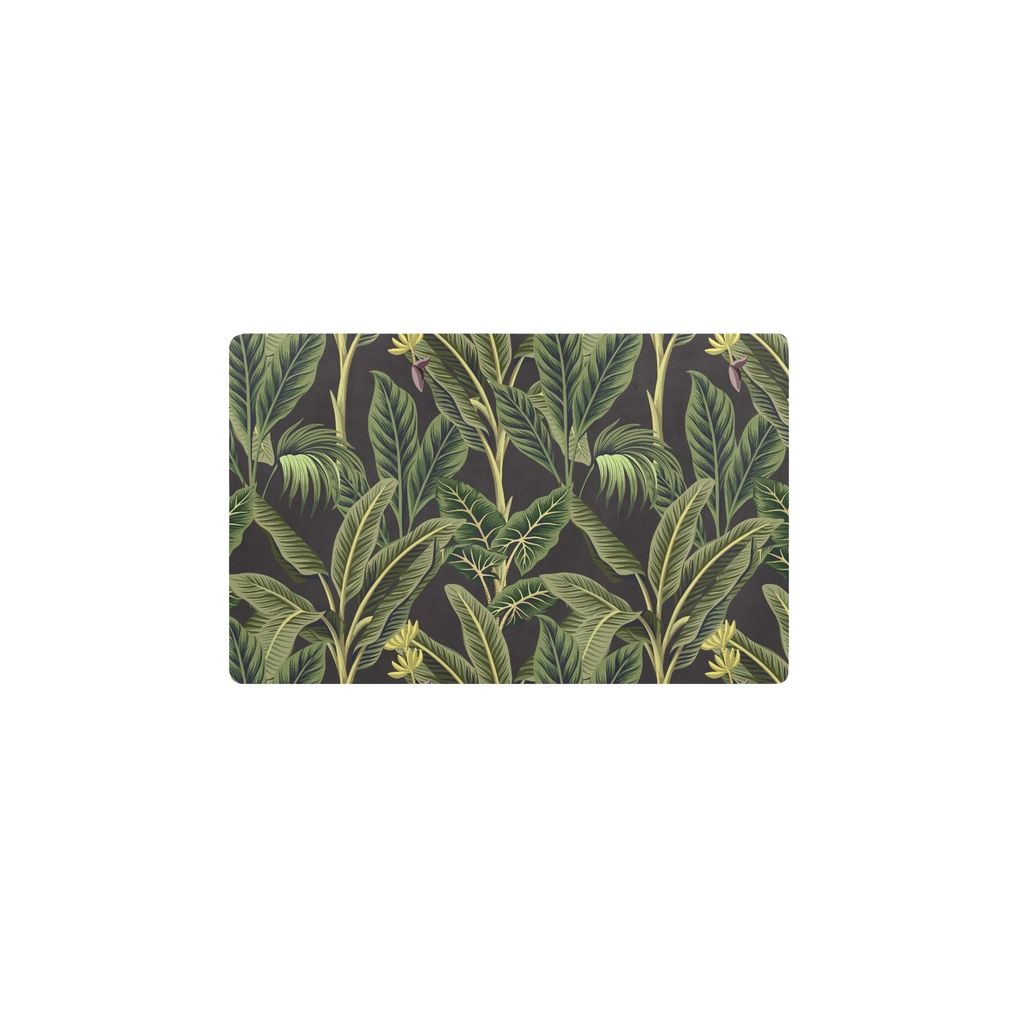 Banana Leaf Pattern Print Design BL04 Kitchen Mat