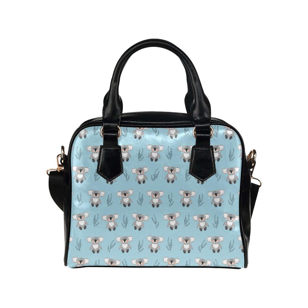 Koala Pattern Print Design 01 Shoulder Handbag