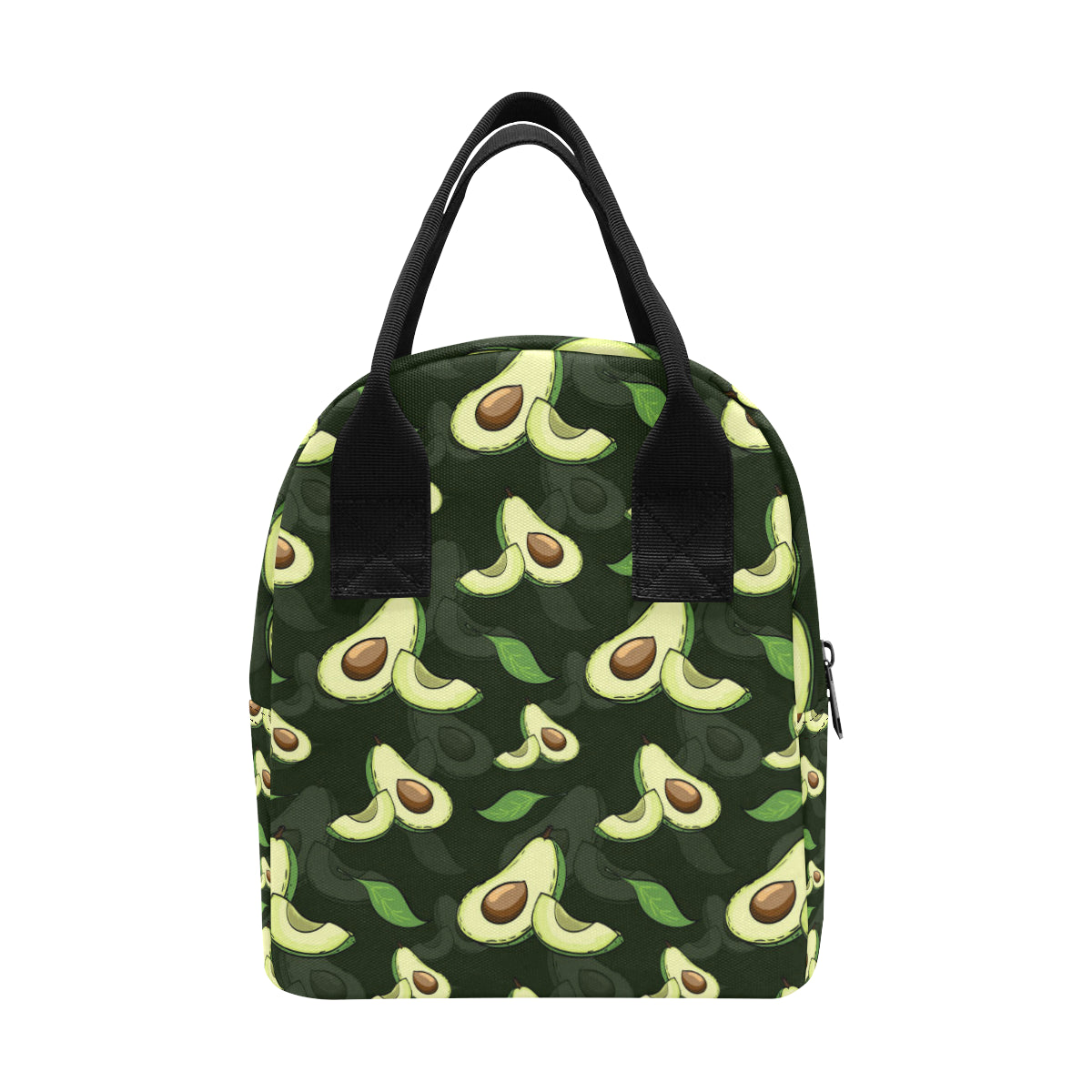 Avocado Pattern Print Design AC07 Insulated Lunch Bag