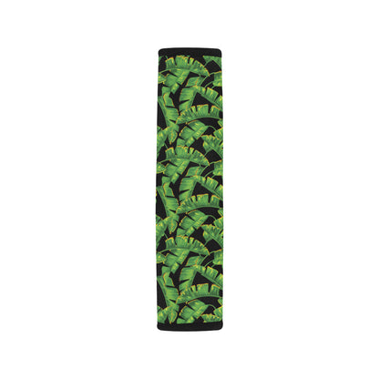 Banana Leaf Pattern Print Design 03 Car Seat Belt Cover