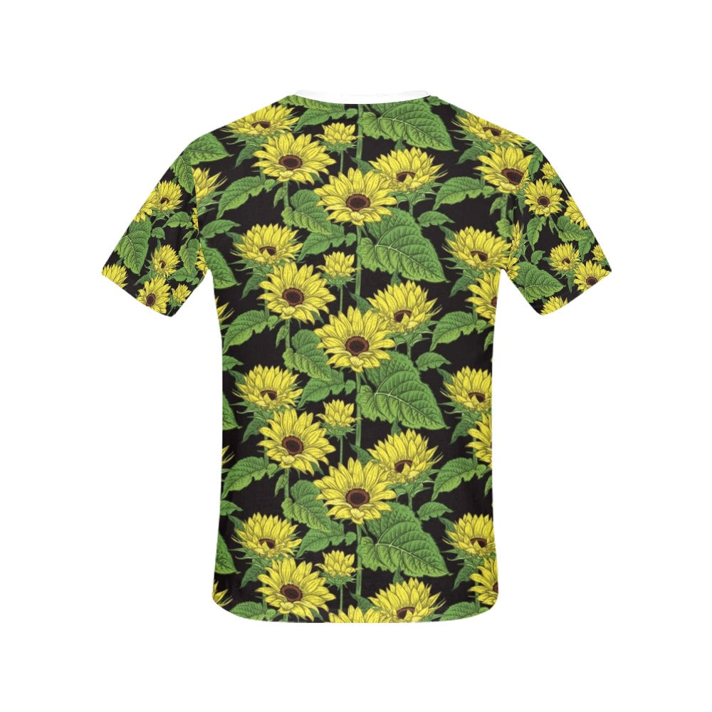 Sunflower Print Design LKS3010 Women's  T-shirt