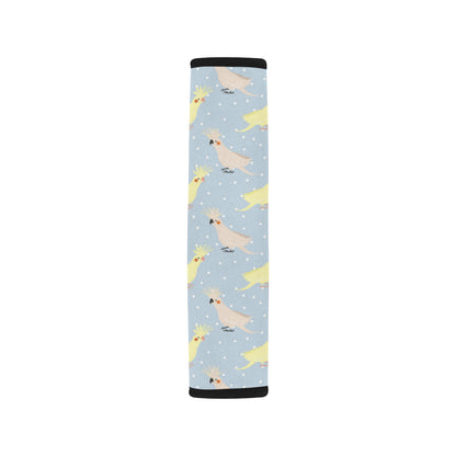 Cockatiel Pattern Print Design 03 Car Seat Belt Cover