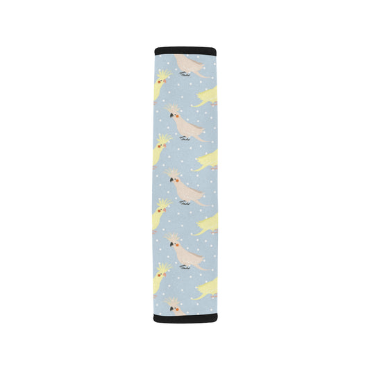 Cockatiel Pattern Print Design 03 Car Seat Belt Cover