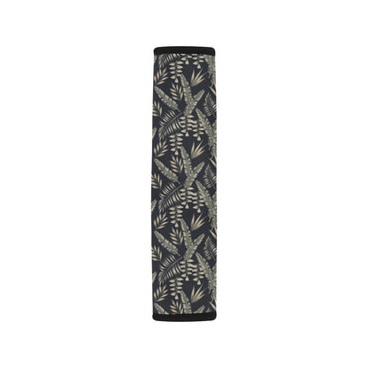 Banana Leaf Pattern Print Design 07 Car Seat Belt Cover