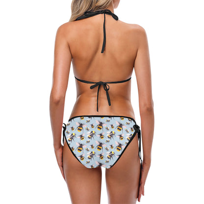 Bee Pattern Print Design BEE08 Bikini