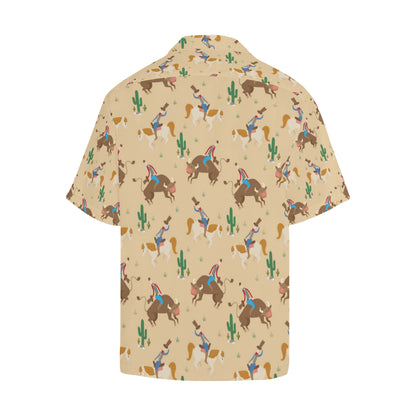 Rodeo Pattern Print Design A02 Men's Hawaiian Shirt