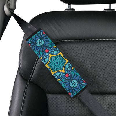 Kaleidoscope Pattern Print Design 04 Car Seat Belt Cover