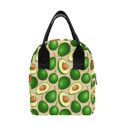 Avocado Pattern Print Design AC010 Insulated Lunch Bag