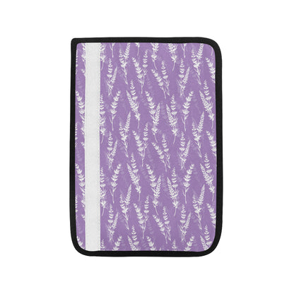 Lavender Pattern Print Design LV08 Car Seat Belt Cover