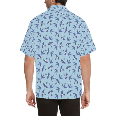 Swallow Bird Pattern Print Design 06 Men's Hawaiian Shirt