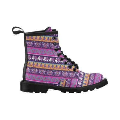 Boho Indian Style Pattern Women's Boots