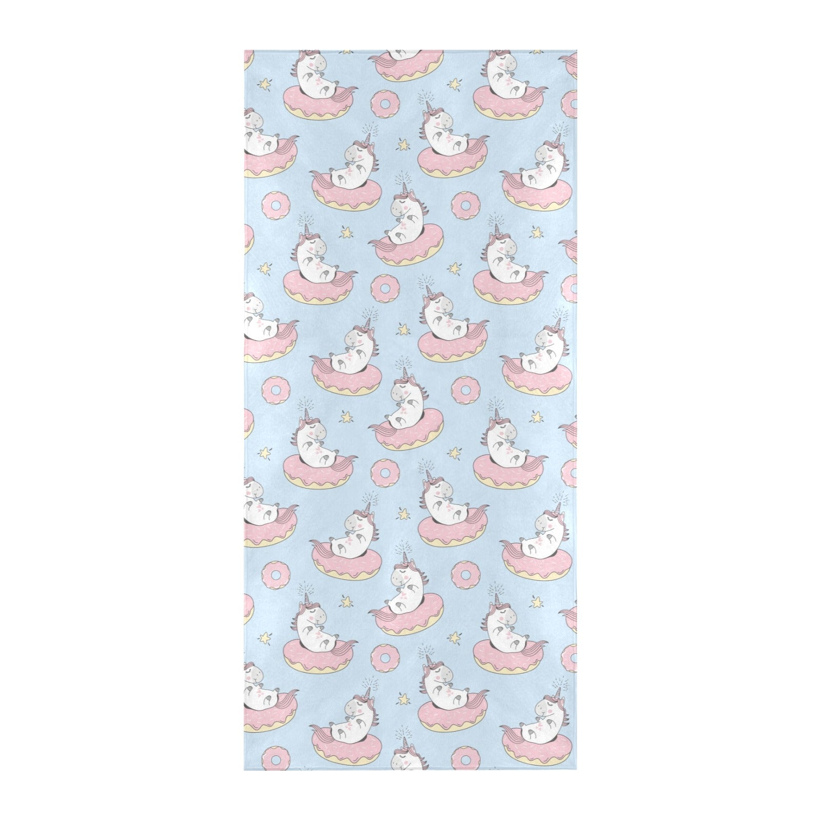 Unicorn Print Design LKS303 Beach Towel 32" x 71"