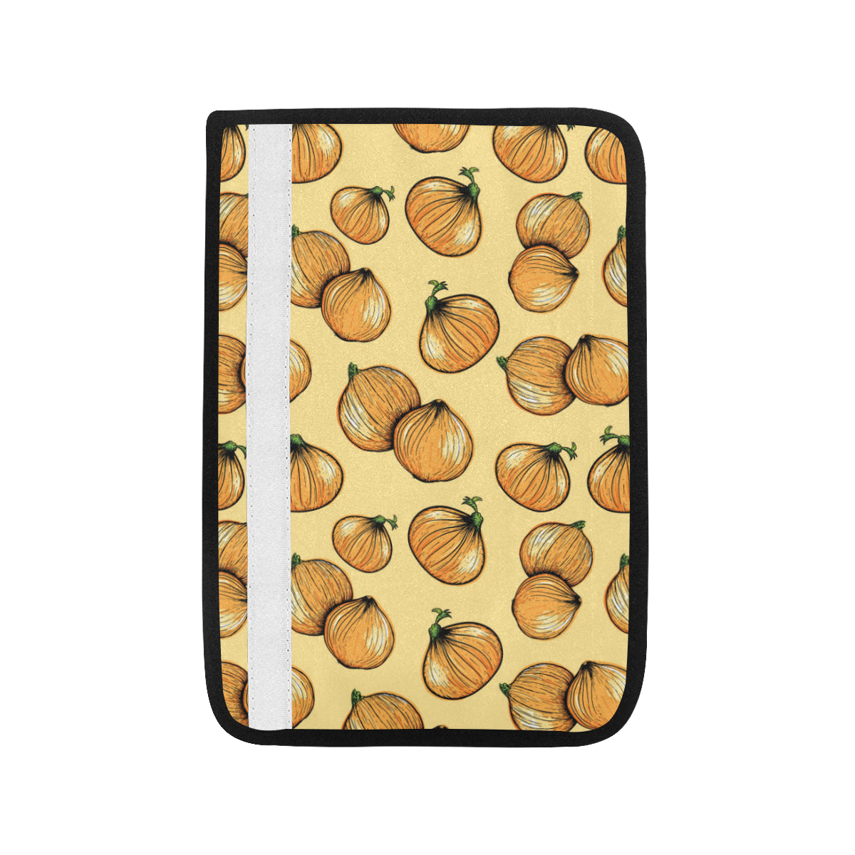 Onion Pattern Print Design A04 Car Seat Belt Cover