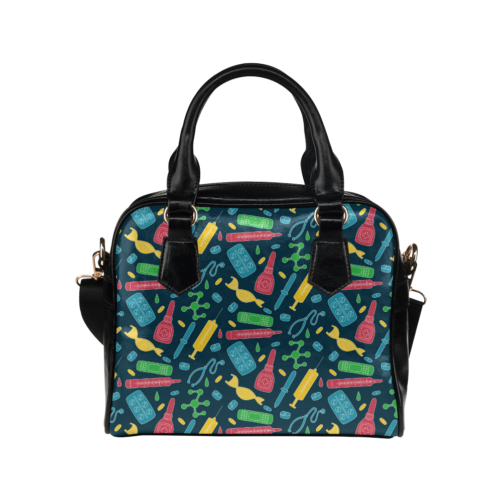 Phlebotomist Pattern Print Design A03 Shoulder Handbag