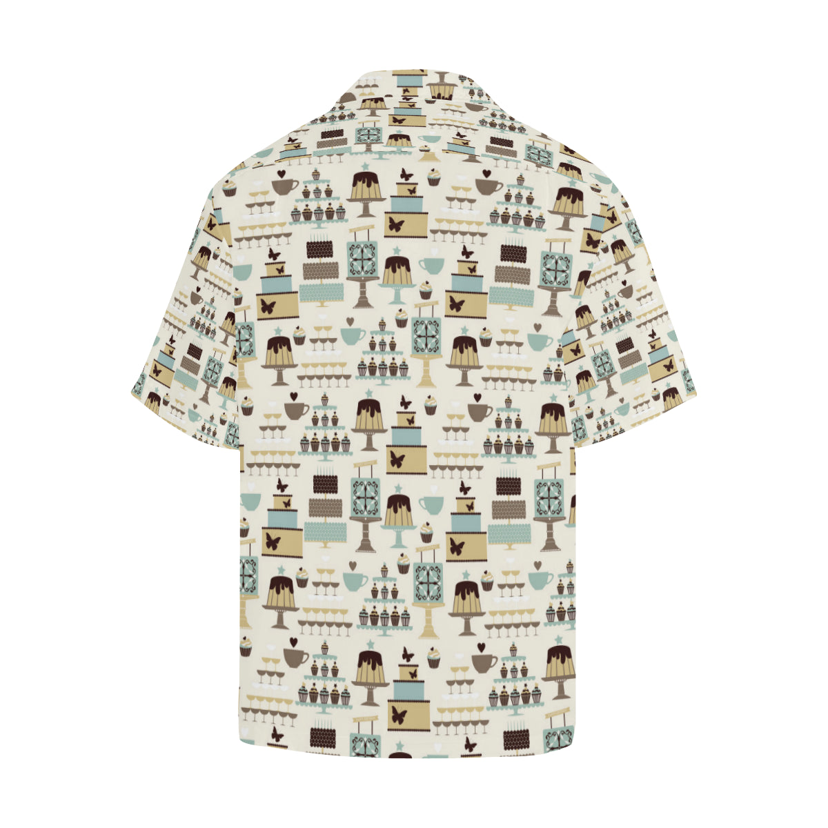 Cake Pattern Print Design 02 Men's Hawaiian Shirt