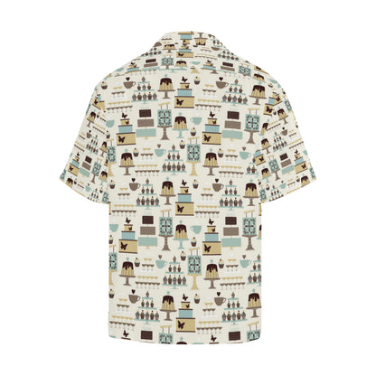 Cake Pattern Print Design 02 Men's Hawaiian Shirt