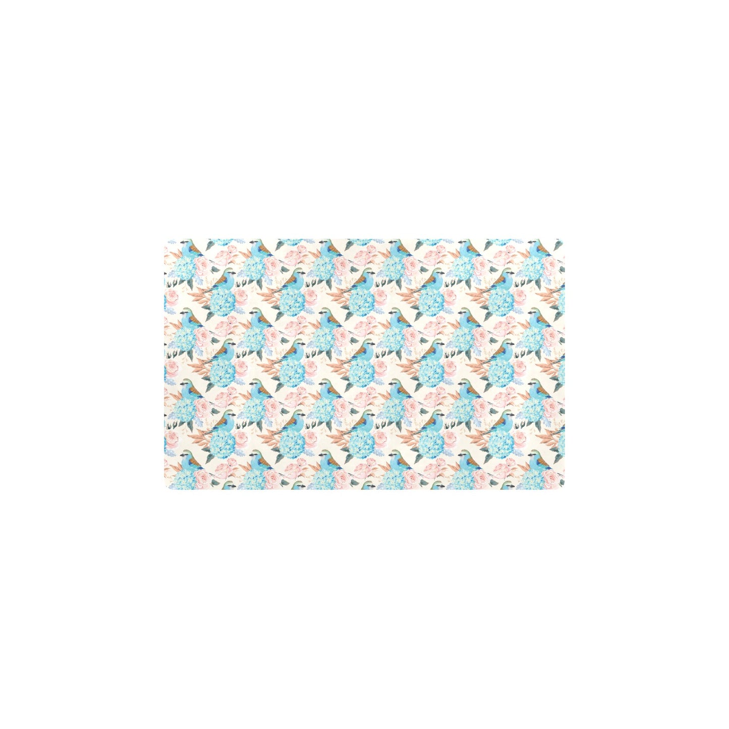 Bluebird Pattern Print Design 03 Kitchen Mat