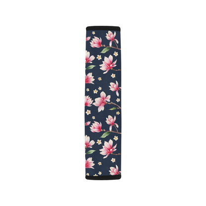 Magnolia Pattern Print Design MAG09 Car Seat Belt Cover