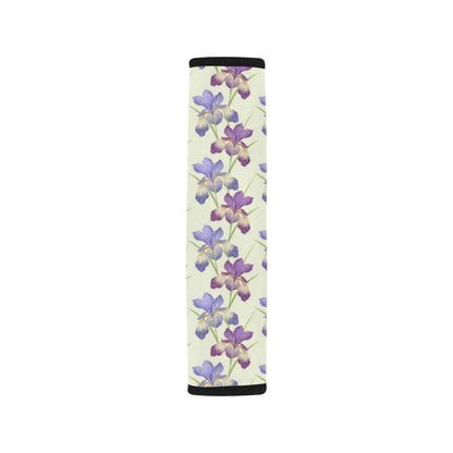 Iris Pattern Print Design IR08 Car Seat Belt Cover