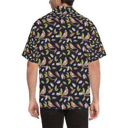 Birds Pattern Print Design 02 Men's Hawaiian Shirt