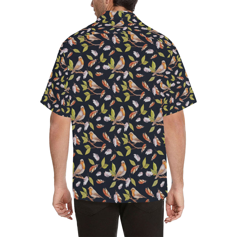 Birds Pattern Print Design 02 Men's Hawaiian Shirt