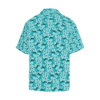Shark Cute Print Design LKS302 Men's Hawaiian Shirt