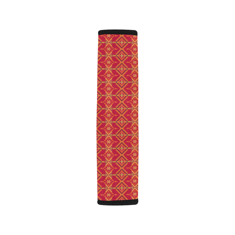 Southwest Aztec Design Themed Print Car Seat Belt Cover