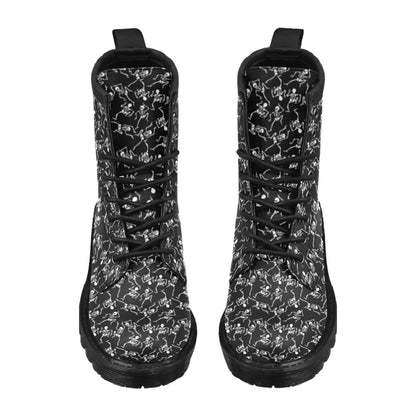Skeleton Style Print Women's Boots