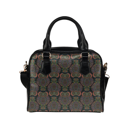 Owl Pattern Print Design A05 Shoulder Handbag