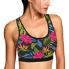 Bird Of Paradise Pattern Print Design BOP014 Sports Bra