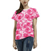 Tie Dye Pink Print Design LKS304 Women's  T-shirt