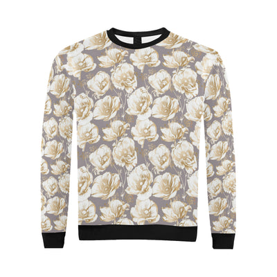 Anemone Pattern Print Design AM05 Men Long Sleeve Sweatshirt