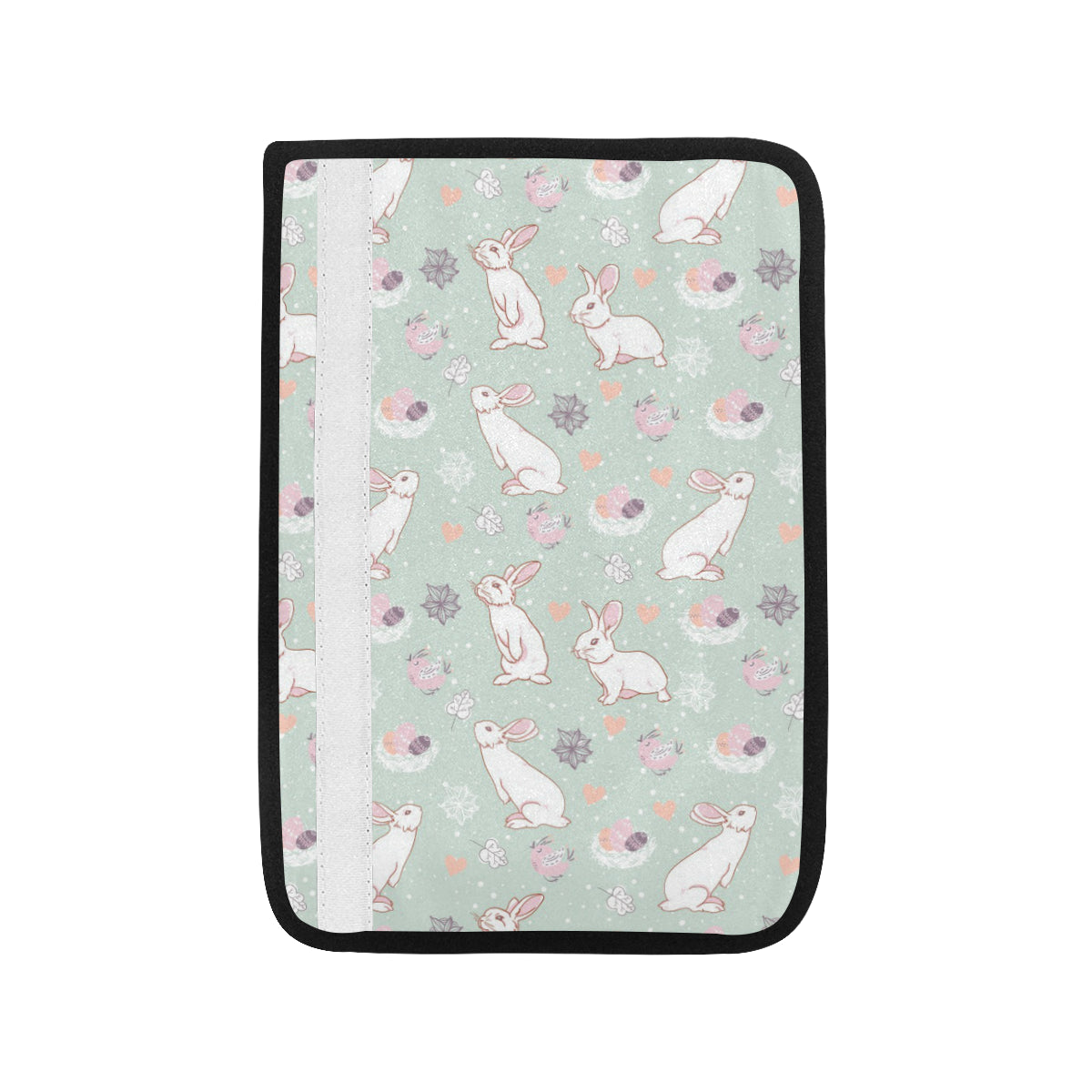 Rabbit Pattern Print Design RB011 Car Seat Belt Cover
