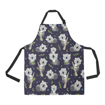 Koala Pattern Print Design 04 Apron with Pocket