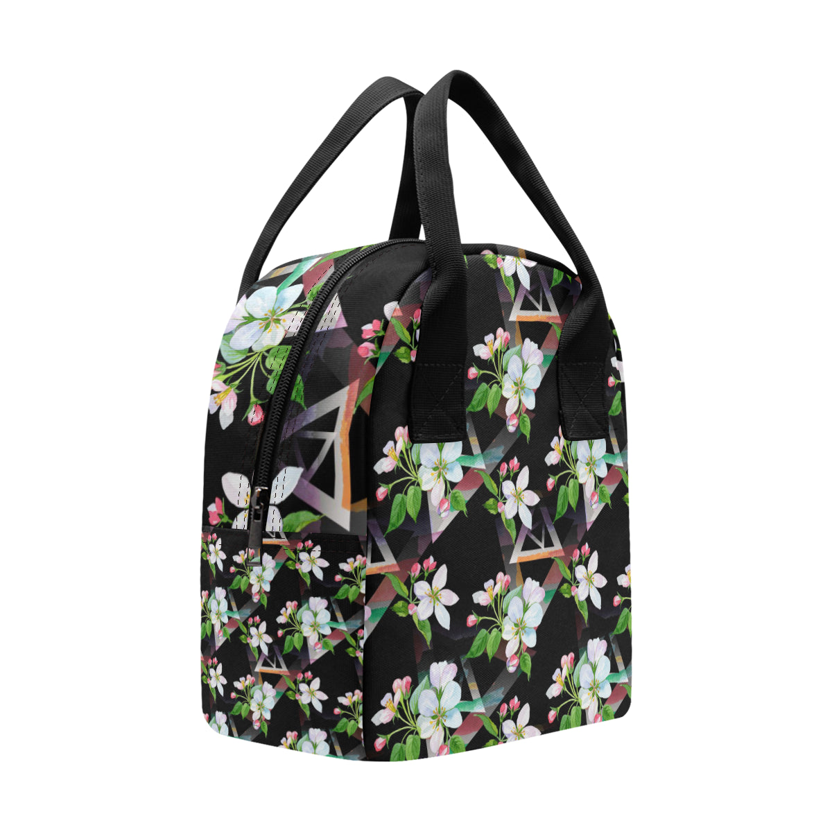 Apple blossom Pattern Print Design AB07 Insulated Lunch Bag