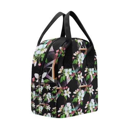 Apple blossom Pattern Print Design AB07 Insulated Lunch Bag