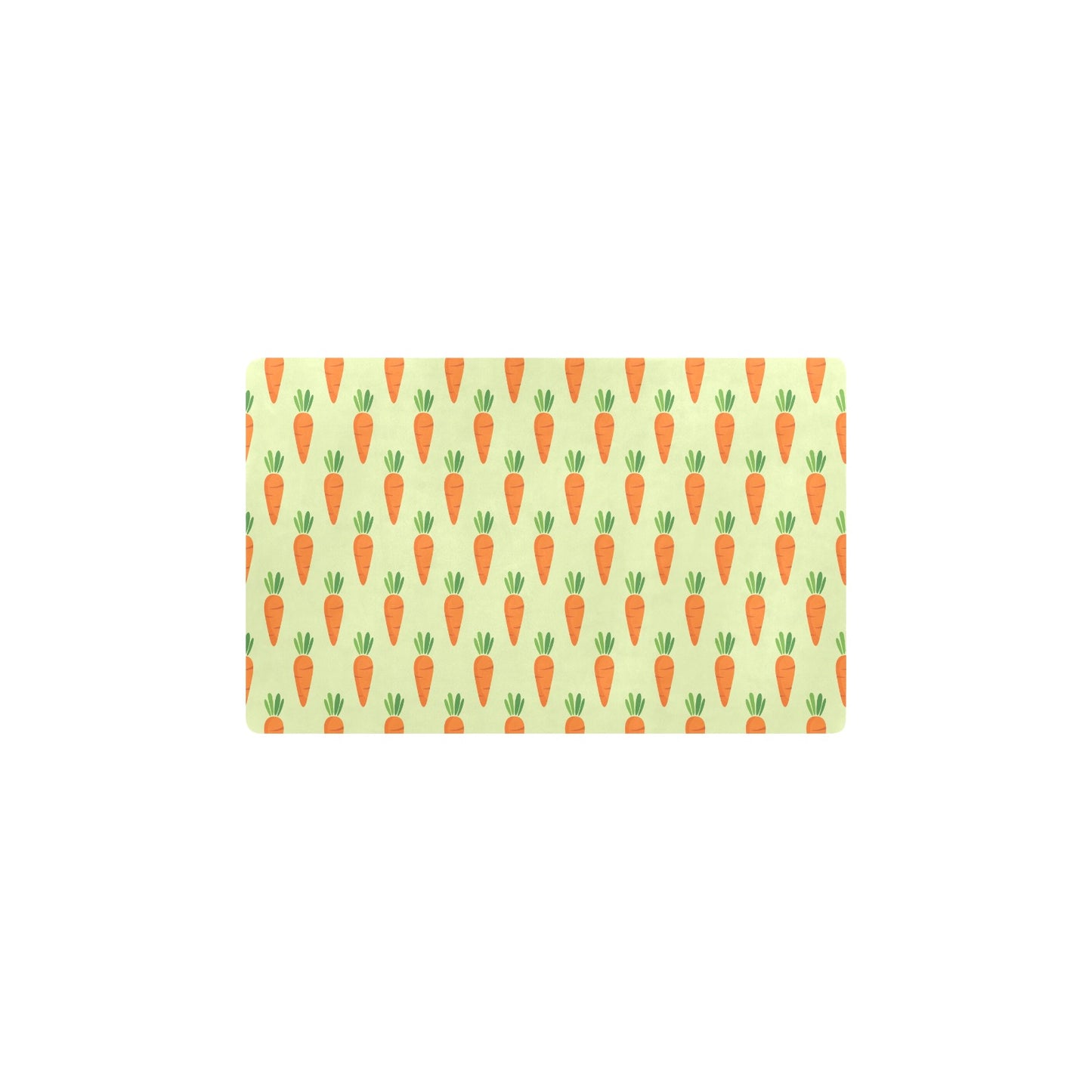 Carrot Pattern Print Design 02 Kitchen Mat
