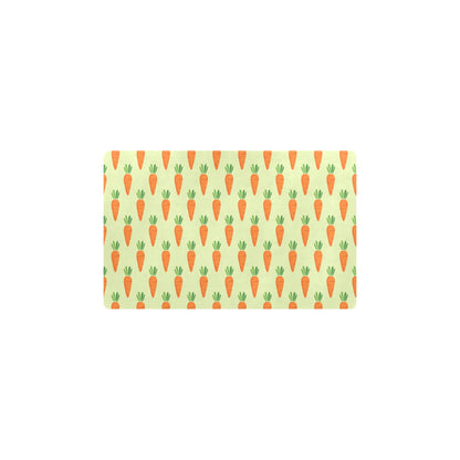 Carrot Pattern Print Design 02 Kitchen Mat