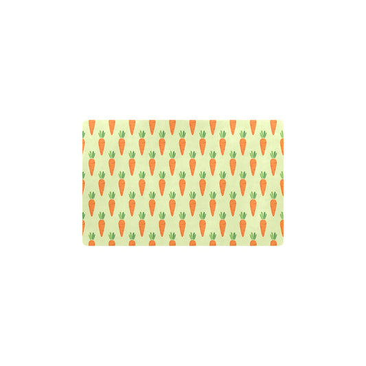 Carrot Pattern Print Design 02 Kitchen Mat