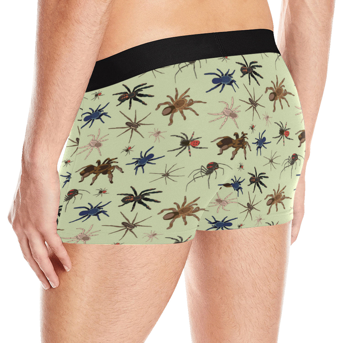 Tarantula Pattern Print Design 02 Men's Boxer Briefs