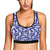 Dolphin Smile Print Pattern Sports Bra