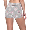 Rabbit Pattern Print Design RB07 Yoga Shorts